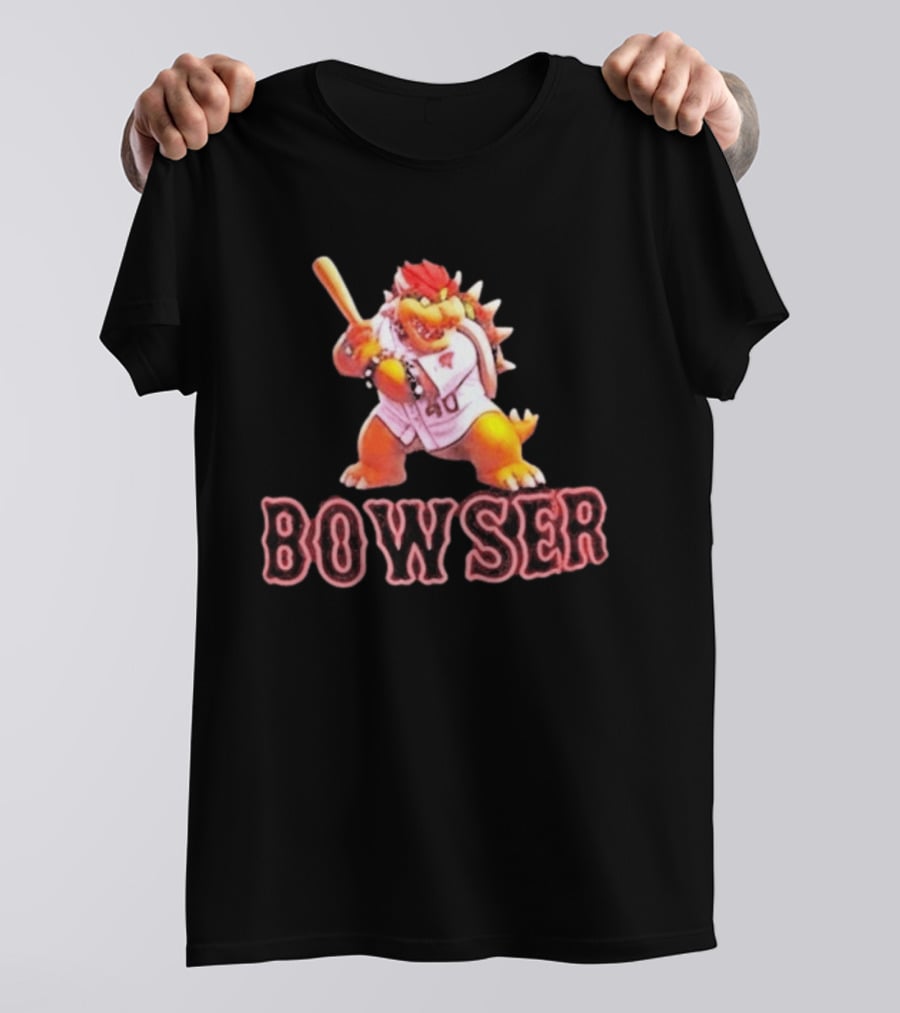 Bowser Baseball Character Caleb Durbin 40 T-Shirt