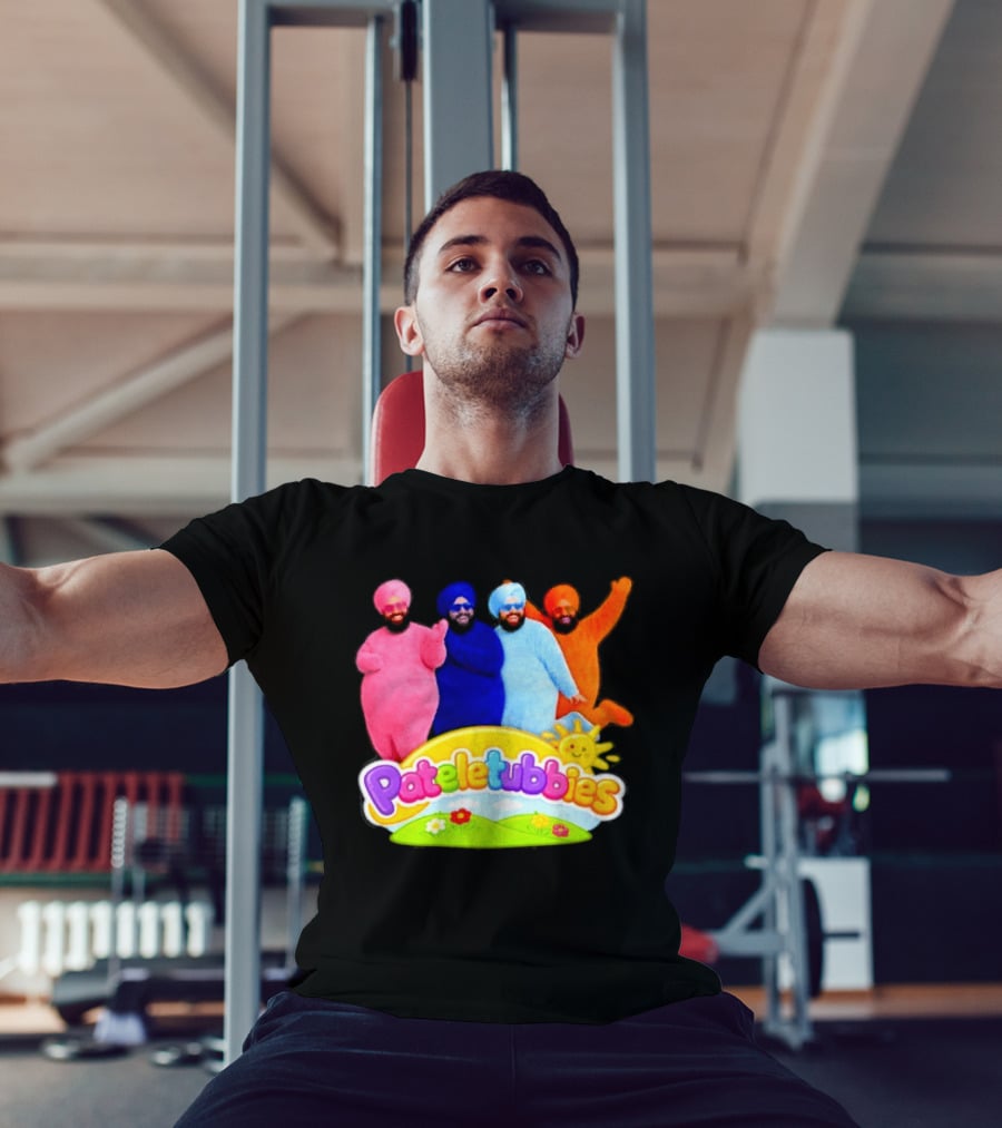 Pateletubbies Indian Characters With Colorful Outfits T-Shirt