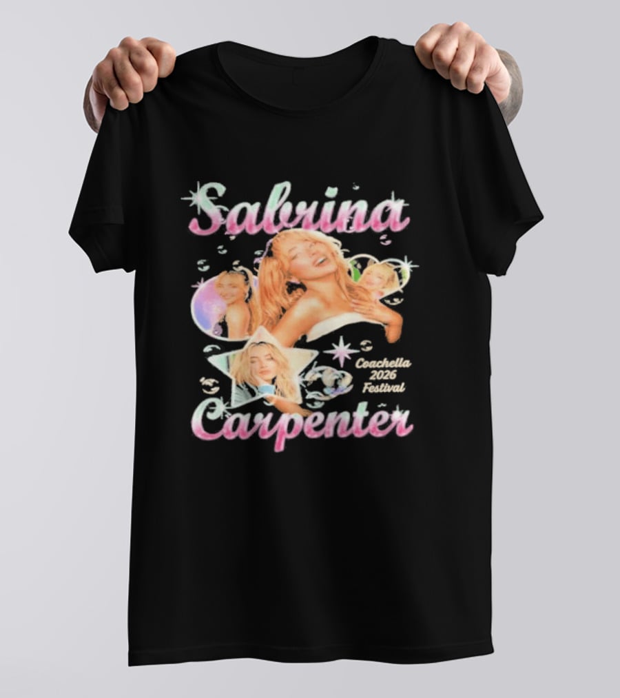 Sabrina Carpenter Coachella Valley Music Festival Star T-Shirt