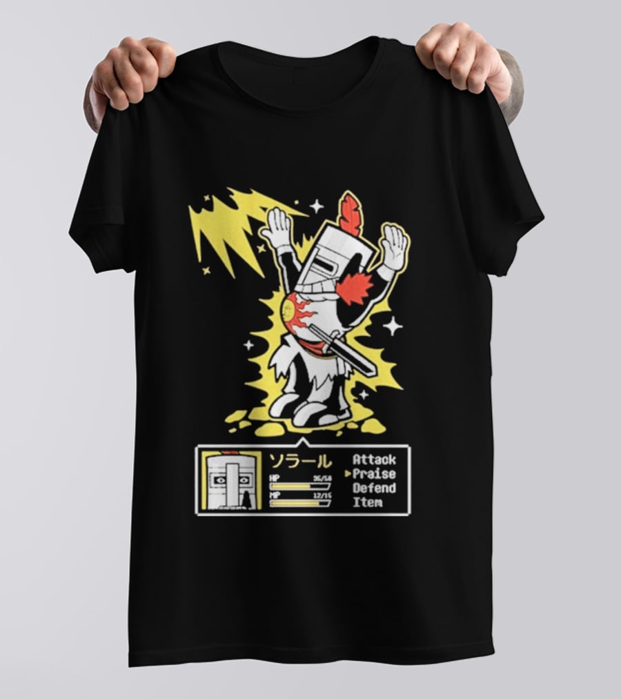 Solar Man Goblin Tengu Attack Praise Defend Item T-Shirt