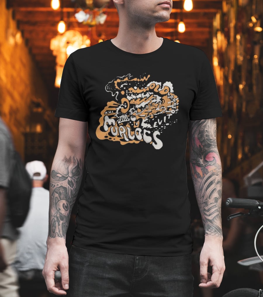 The Murlocs Old Locomotive Psychedelic Lettering T-Shirt