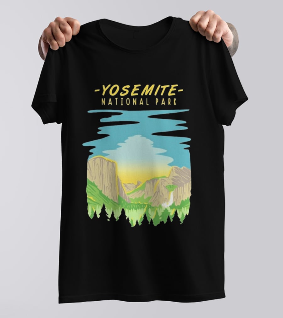 Yosemite National Park Scenic Nature Vista T-Shirt