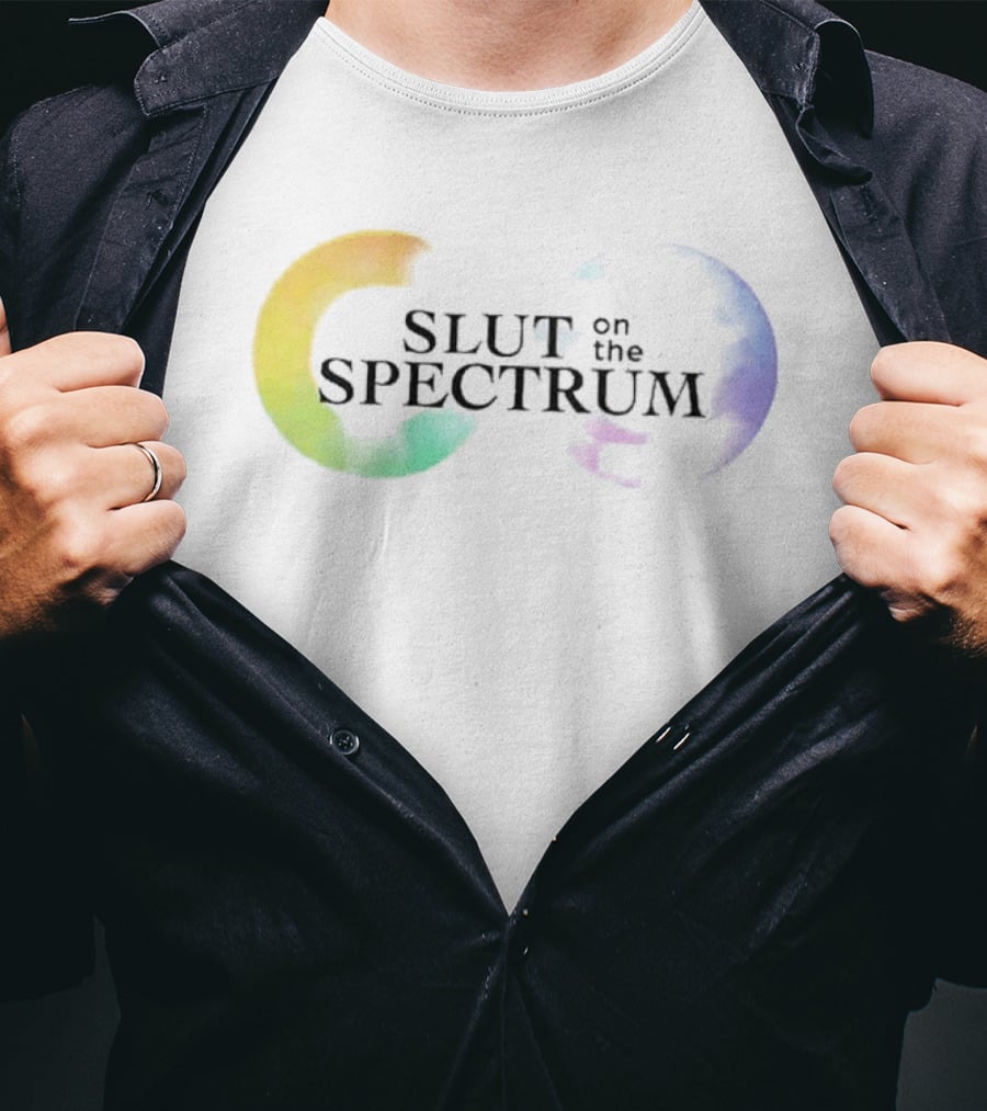 Slut On The Spectrum Pastel Watercolor T-Shirt