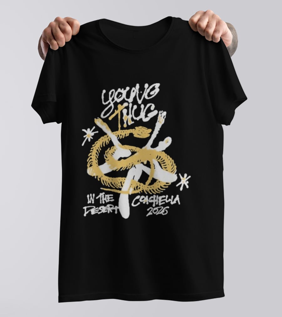 Young Thug Coachella 2026 Desert Performance Snake T-Shirt