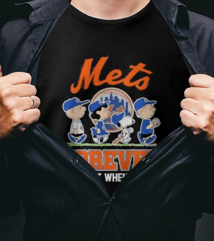 2026 Mets Peanuts Abbey Road Forever Not Just When We Win T-Shirt