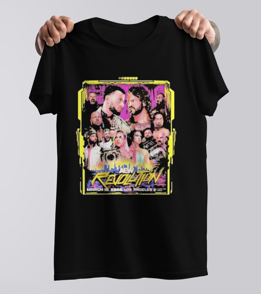 AEW Revolution March 18 2026 Los Angeles Wrestling Event T-Shirt