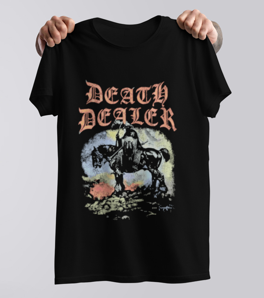 Frazetta Death Dealer Warrior Horseman T-Shirt