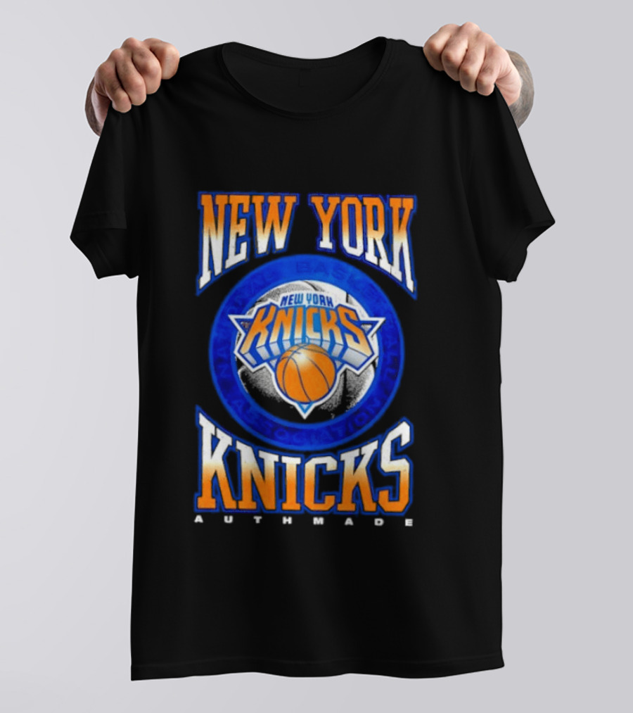 New York Knicks Authmade Basketball New York Knicks T-Shirt