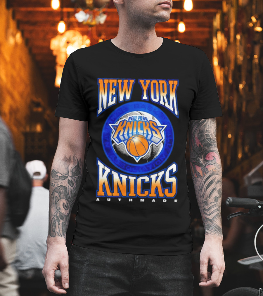 New York Knicks Authmade Basketball New York Knicks T-Shirt