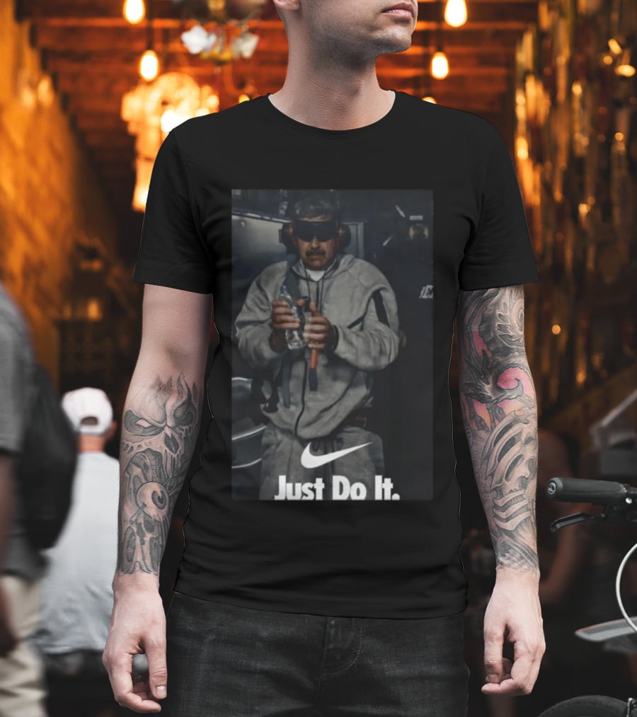 Nicolas Maduro Parody Nike Just Do It Meme T-Shirt
