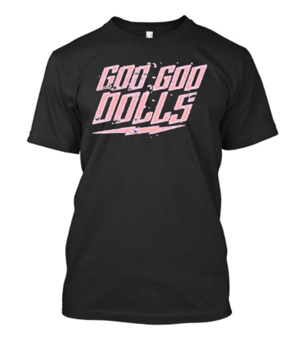 Goo Goo Dolls Lightning Logo Pink T-Shirt