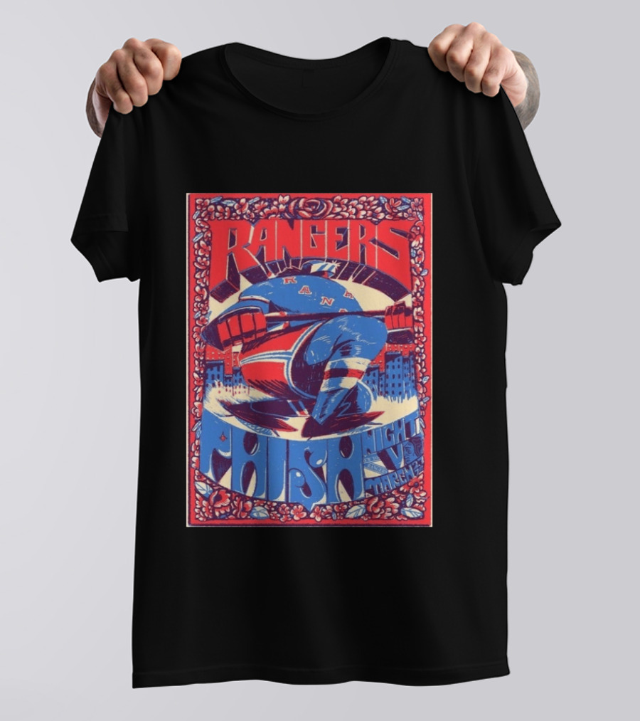 Rangers Phish Night Live At Madison Square Garden March 27 2026 T-Shirt
