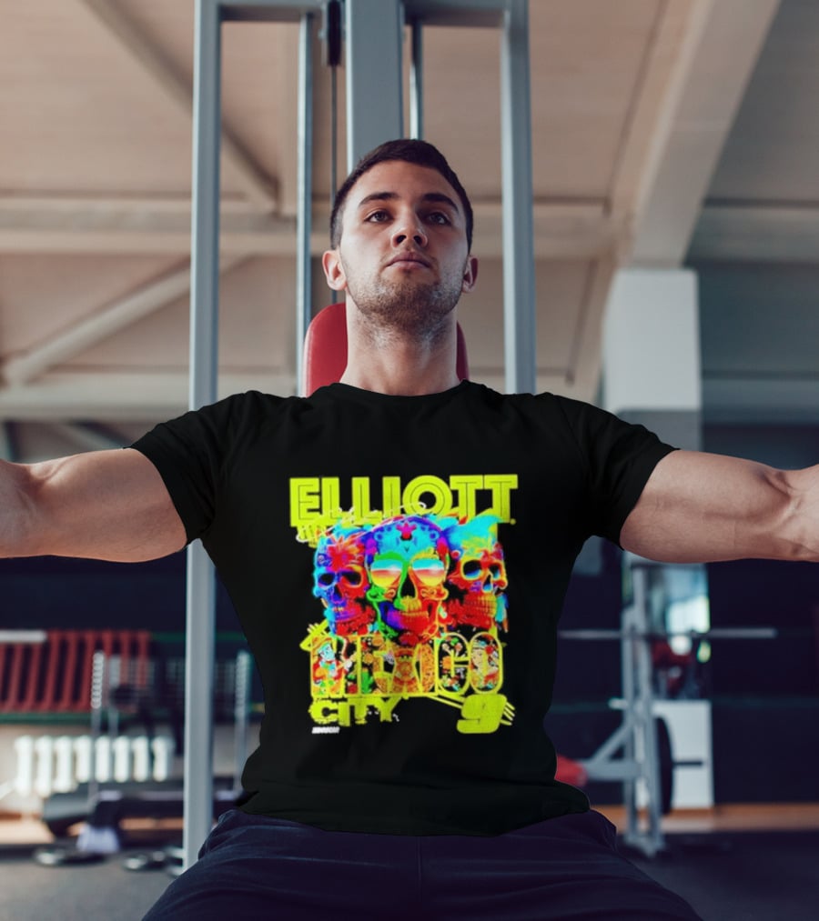 Elliott Mexico City Multicolor Skull T-Shirt