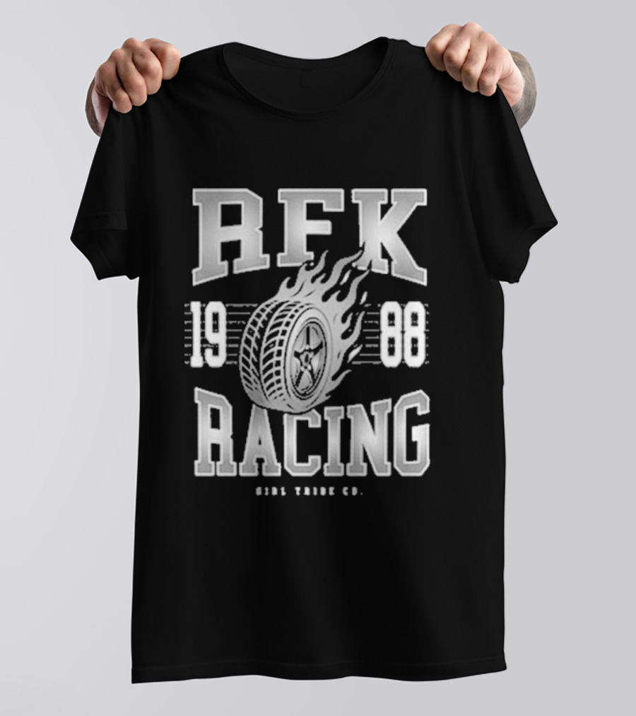 RFK Racing 1988 Flaming Tire 8356 Verde Co T-Shirt