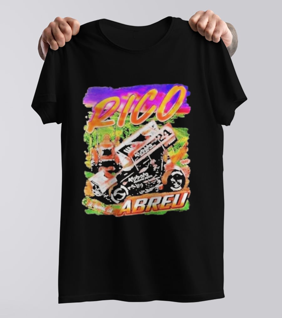 Rico Abreu Kubota 24 Racing Car T-Shirt