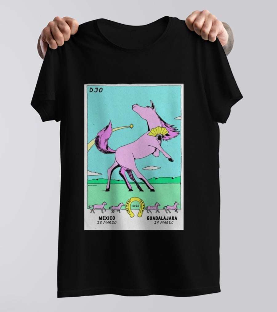 Djo 2026 Guadalajara March 27 Mexico Purple Horse T-Shirt