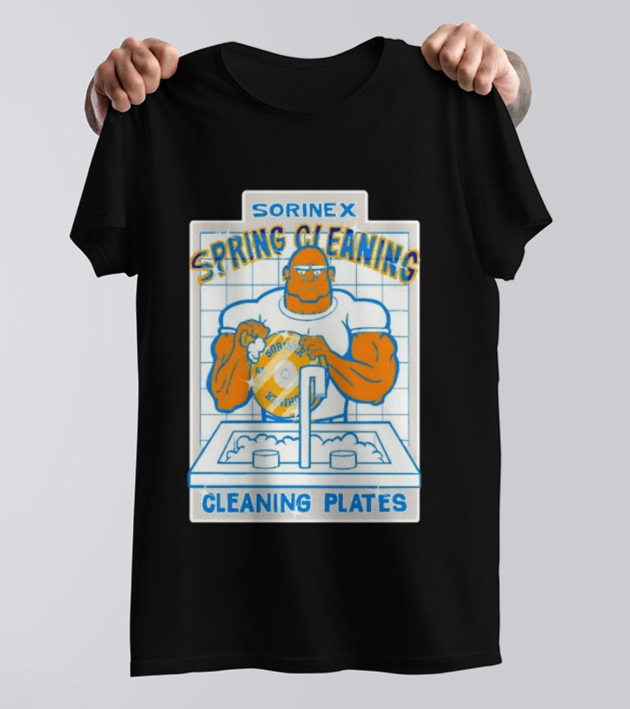 SORINEX Spring Cleaning Cleaning Plates T-Shirt