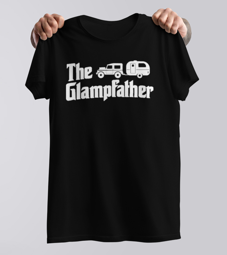 The Glampfather Jeep Camper Caravan Camping Trip T-Shirt