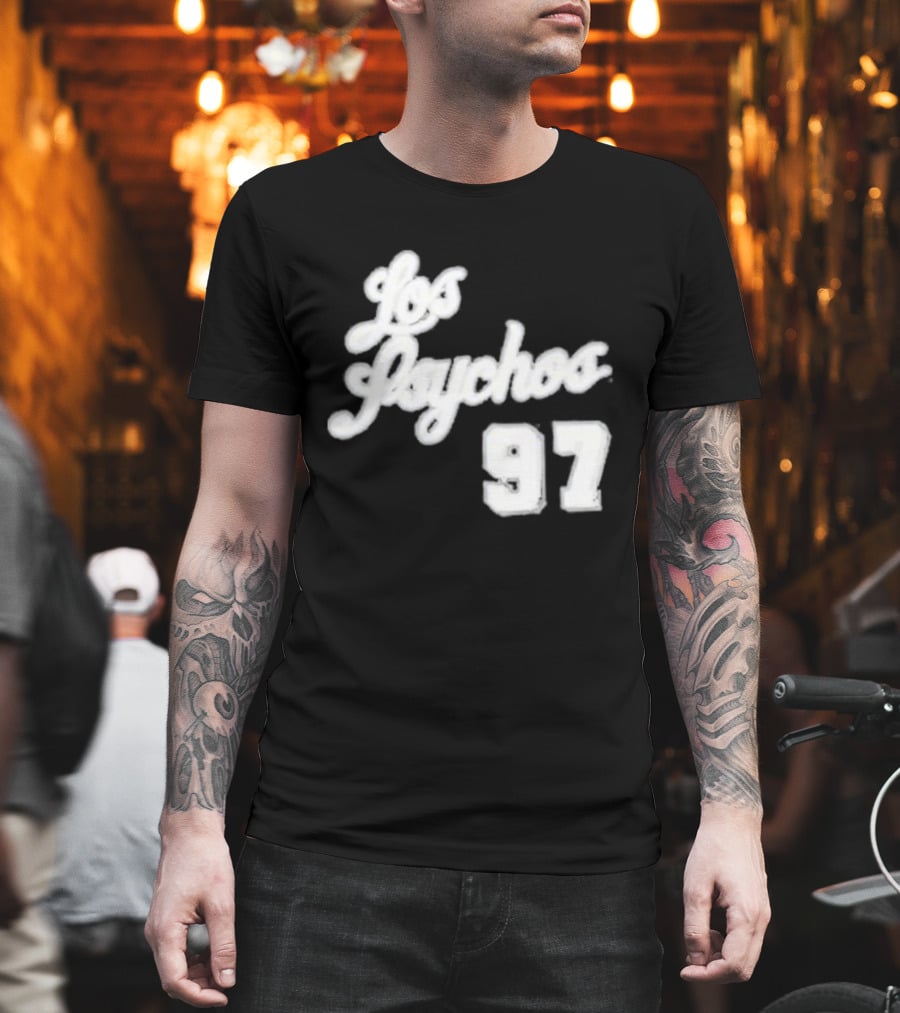 Los Psychos 97 Throwback The Psycho Realm Rare T-Shirt