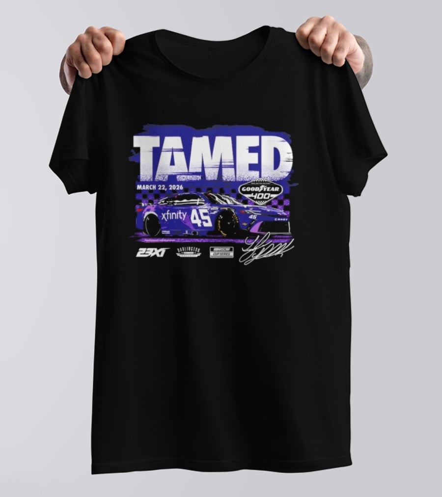 Tamed March 22 2026 Xfinity 45 Goodyear 400 Race Winner Tyler Reddick 23XI Racing T-Shirt