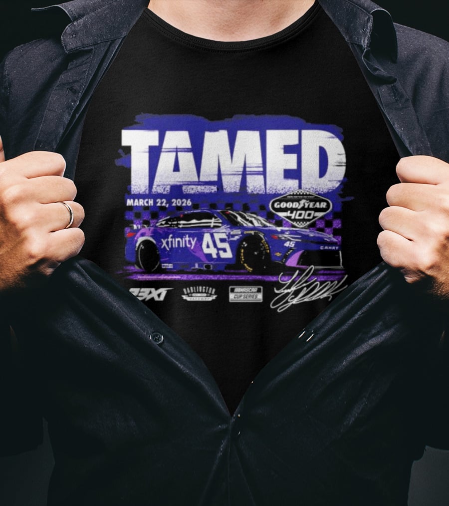 Tamed March 22 2026 Xfinity 45 Goodyear 400 Race Winner Tyler Reddick 23XI Racing T-Shirt