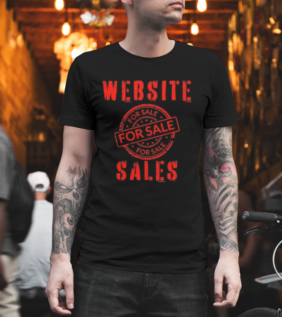 Website Sales For Sale Online Promotion T-Shirt