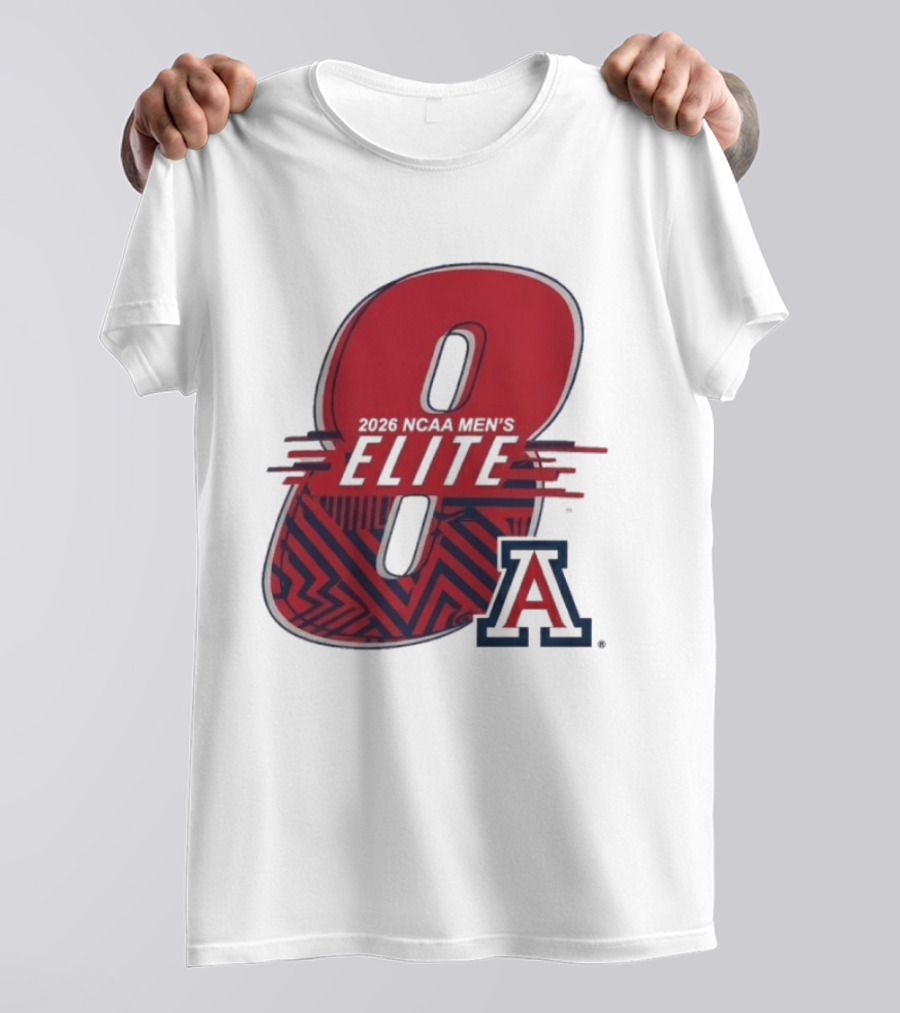 2026 NCAA Men's Elite 8 Arizona Wildcats Basketball T-Shirt
