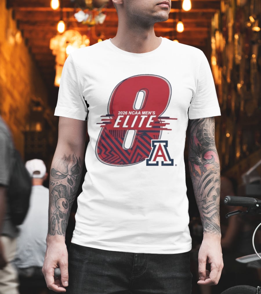 2026 NCAA Men's Elite 8 Arizona Wildcats Basketball T-Shirt