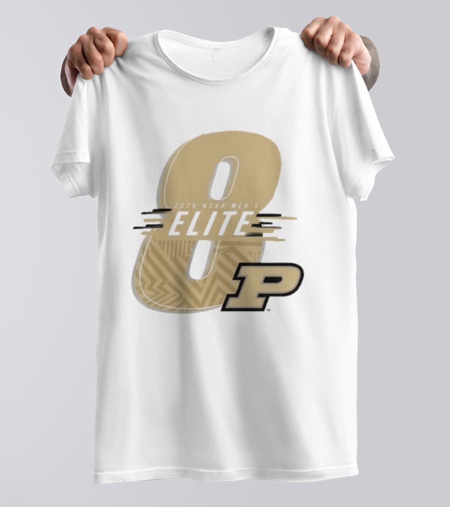 Purdue Boilermakers 2026 NCAA Men's Elite 8 T-Shirt