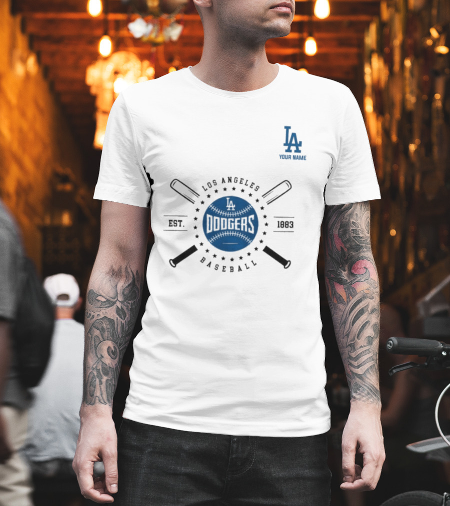Los Angeles Dodgers Baseball Est 1883 LA Team Store T-Shirt