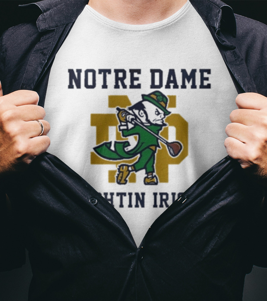Notre Dame Fightin Irish Vintage Leprechaun ND T-Shirt