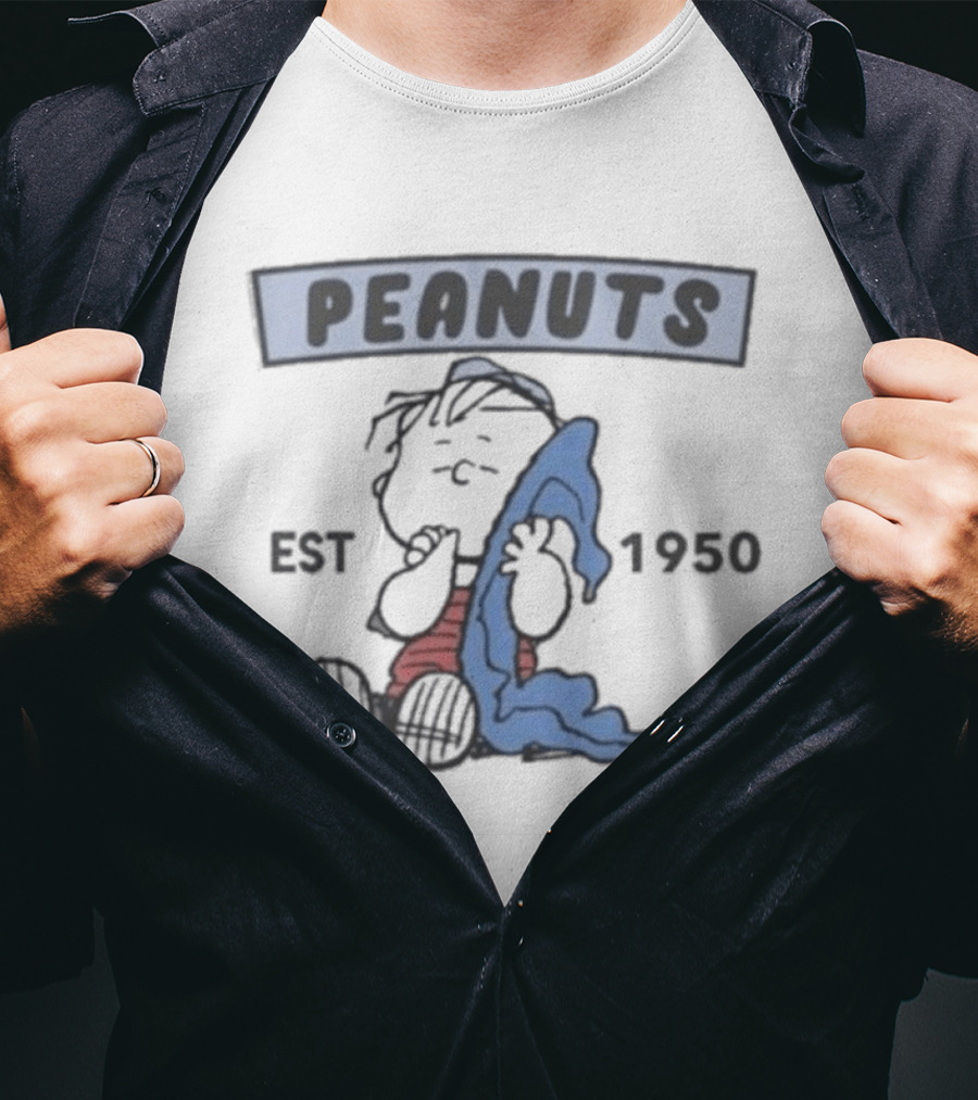 Peanuts Linus Blanket EST 1950 Classic Charlie Brown T-Shirt