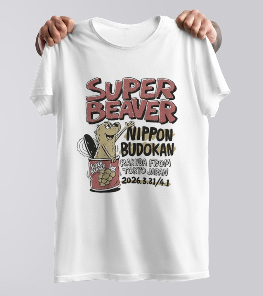 Super Beaver Nippon Budokan Rakuda From Tokyo Japan March 31 April 1 2023 T-Shirt
