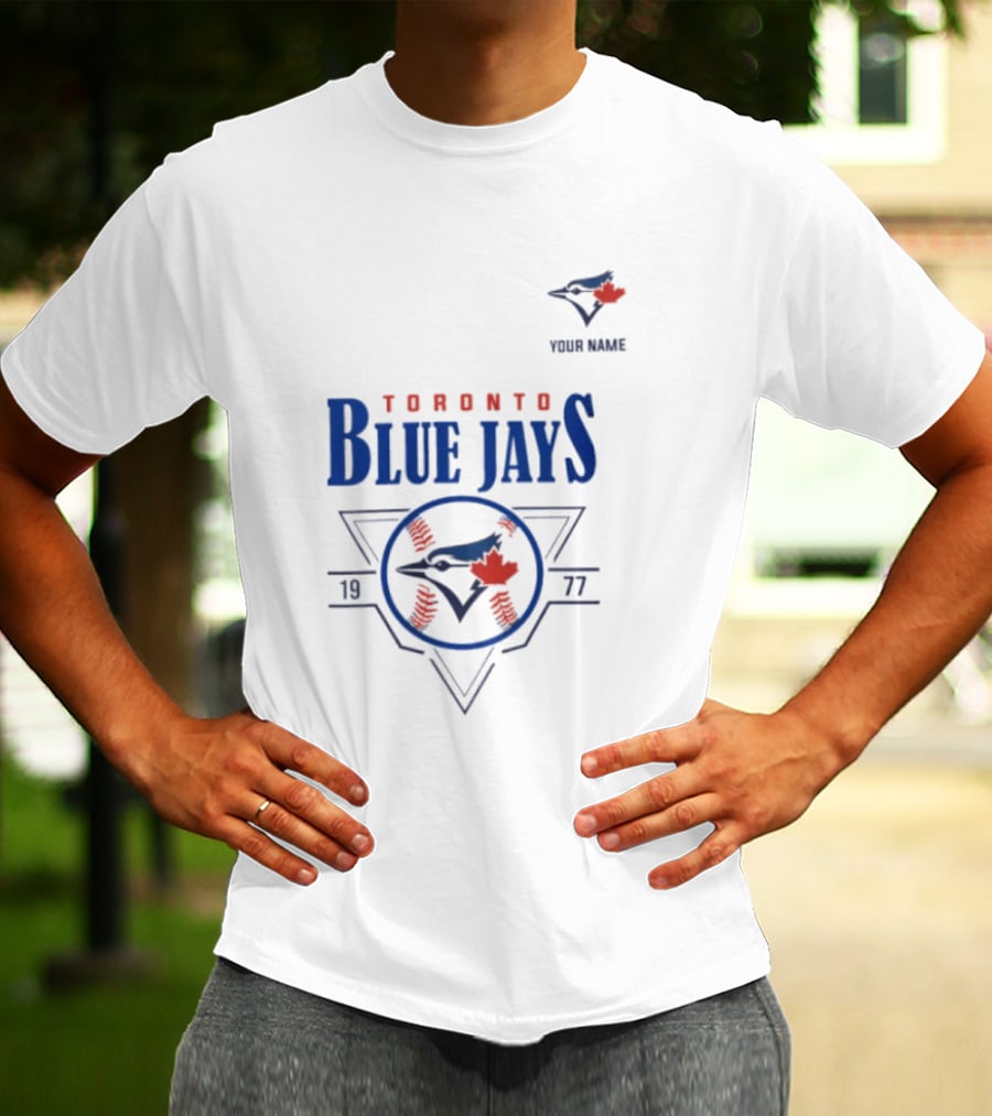 Toronto Blue Jays Your Name 1977 Retro Baseball T-Shirt