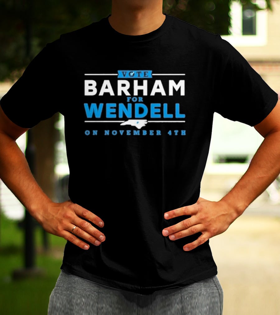 American Aquarium Barham For Wendell Vote November 4th T-Shirt