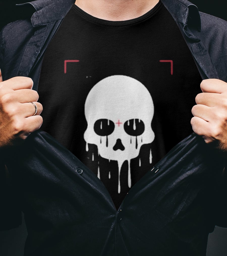 Blast Cs Dripping Skull Target T-Shirt