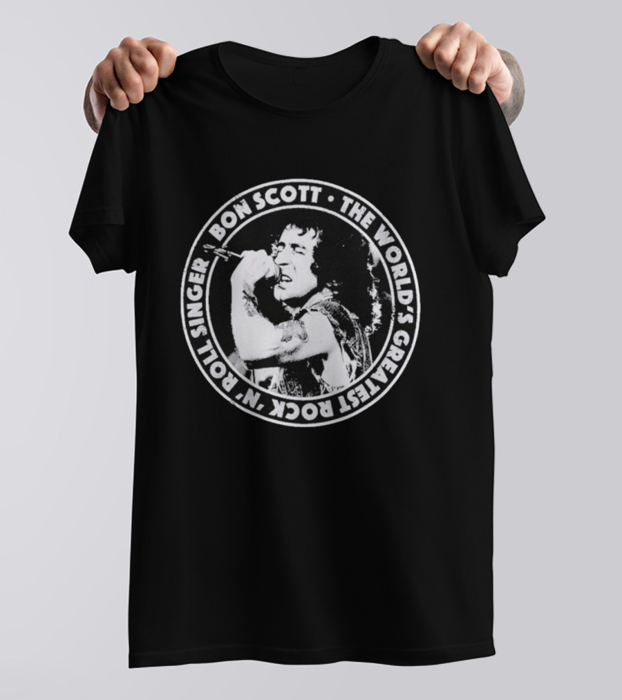 Bon Scott World's Greatest Rock N Roll Singer T-Shirt