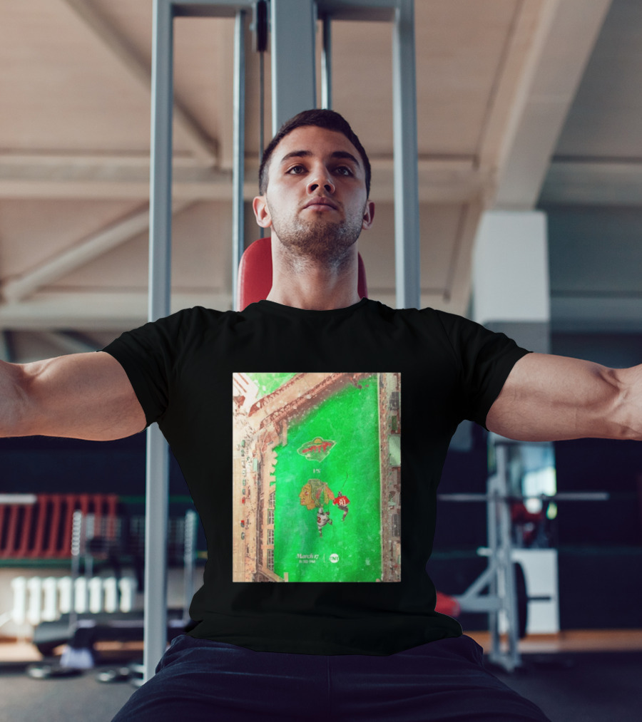 Chicago Blackhawks Vs Minnesota Wild March 17 8:30 PM Stadium TNT T-Shirt