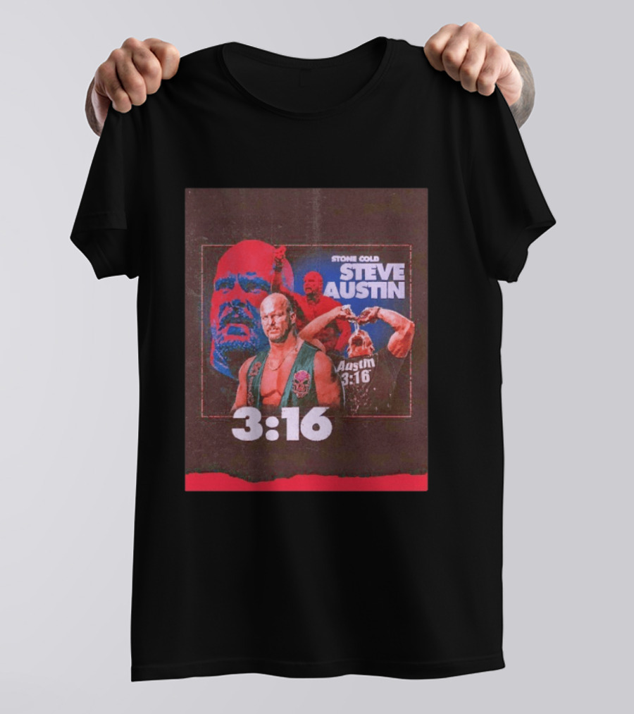 Stone Cold Steve Austin 3:16 King Of The Ring 1996 Vintage Wrestling T-Shirt