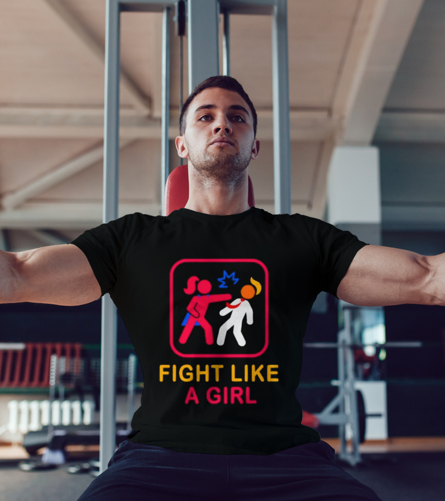 Fight Like A Girl Superhero Trump Ships Free T-Shirt