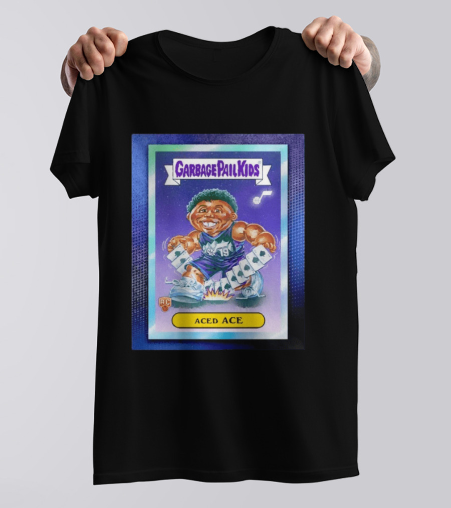 Garbage Pail Kids Aced Ace Bailey Utah Jazz Trading Card T-Shirt