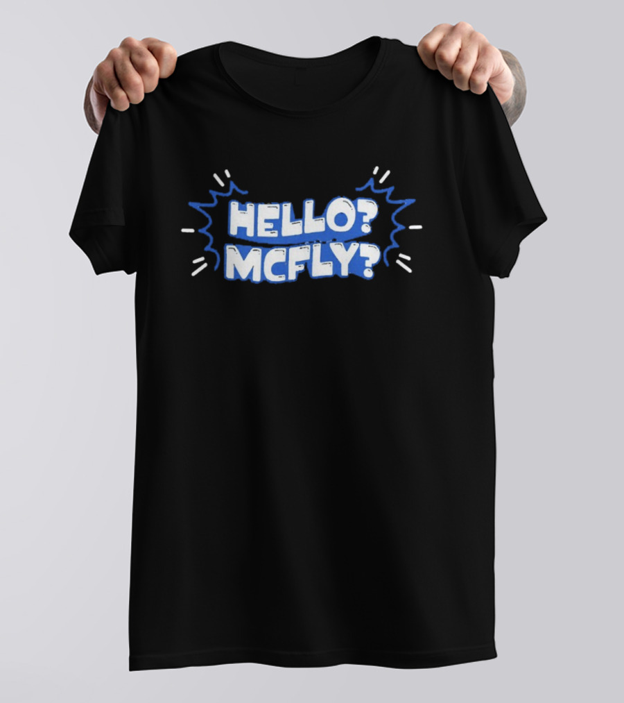 Hello McFly Licensed Back To The Future T-Shirt