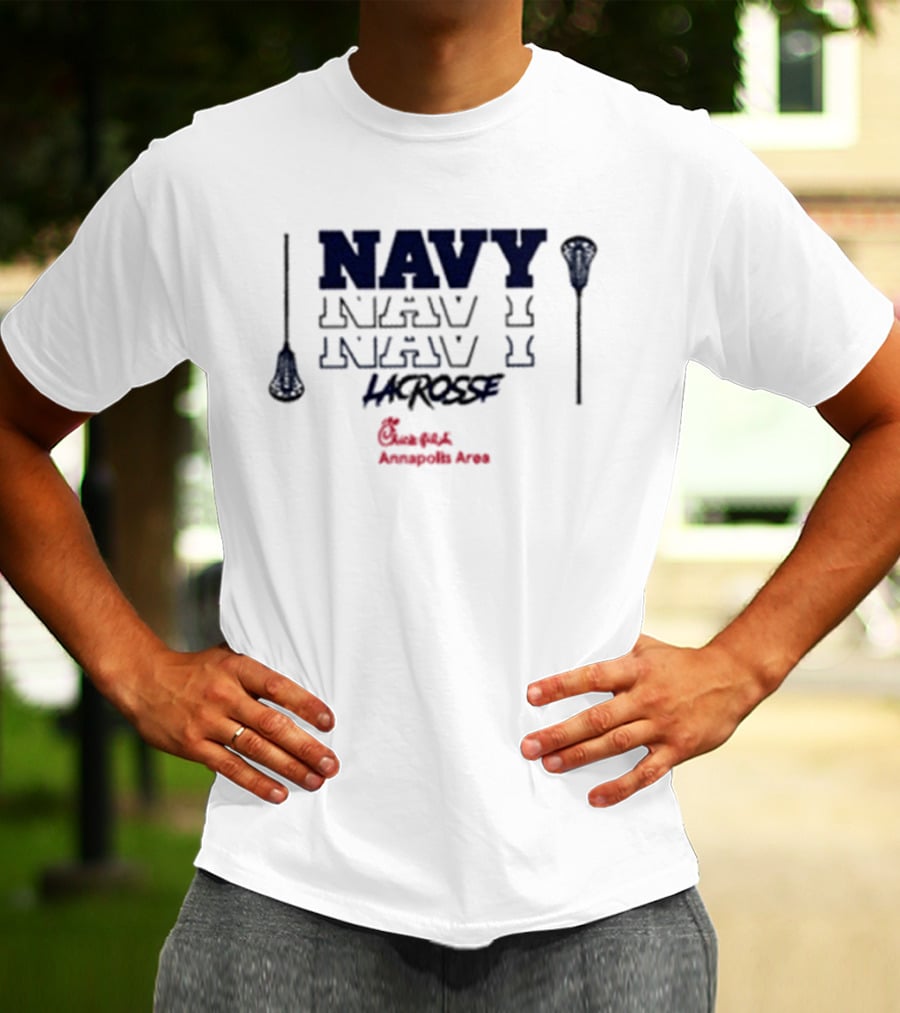 Navy Lacrosse Chick Fil A Annapolis Area T-Shirt