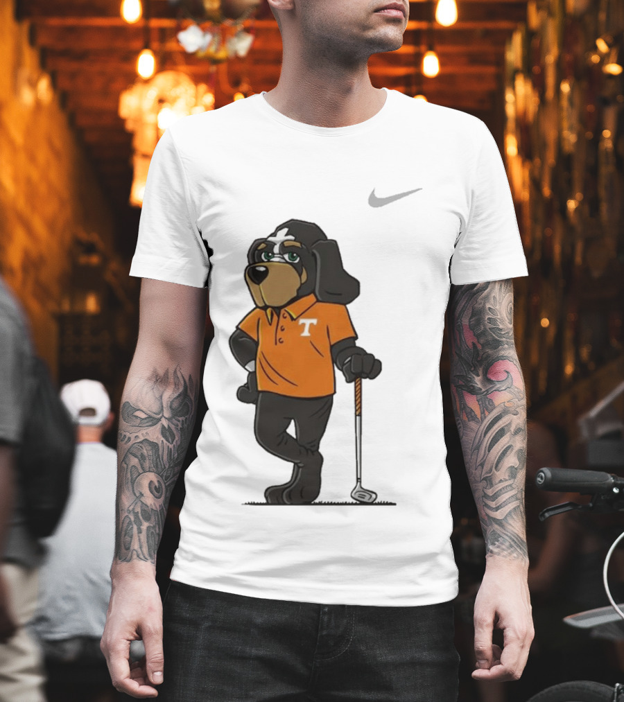 Vol Golfing Smokey In Tennessee Orange Nike T-Shirt