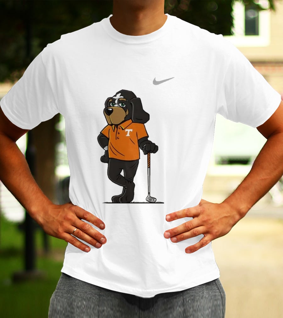 Vol Golfing Smokey In Tennessee Orange Nike T-Shirt