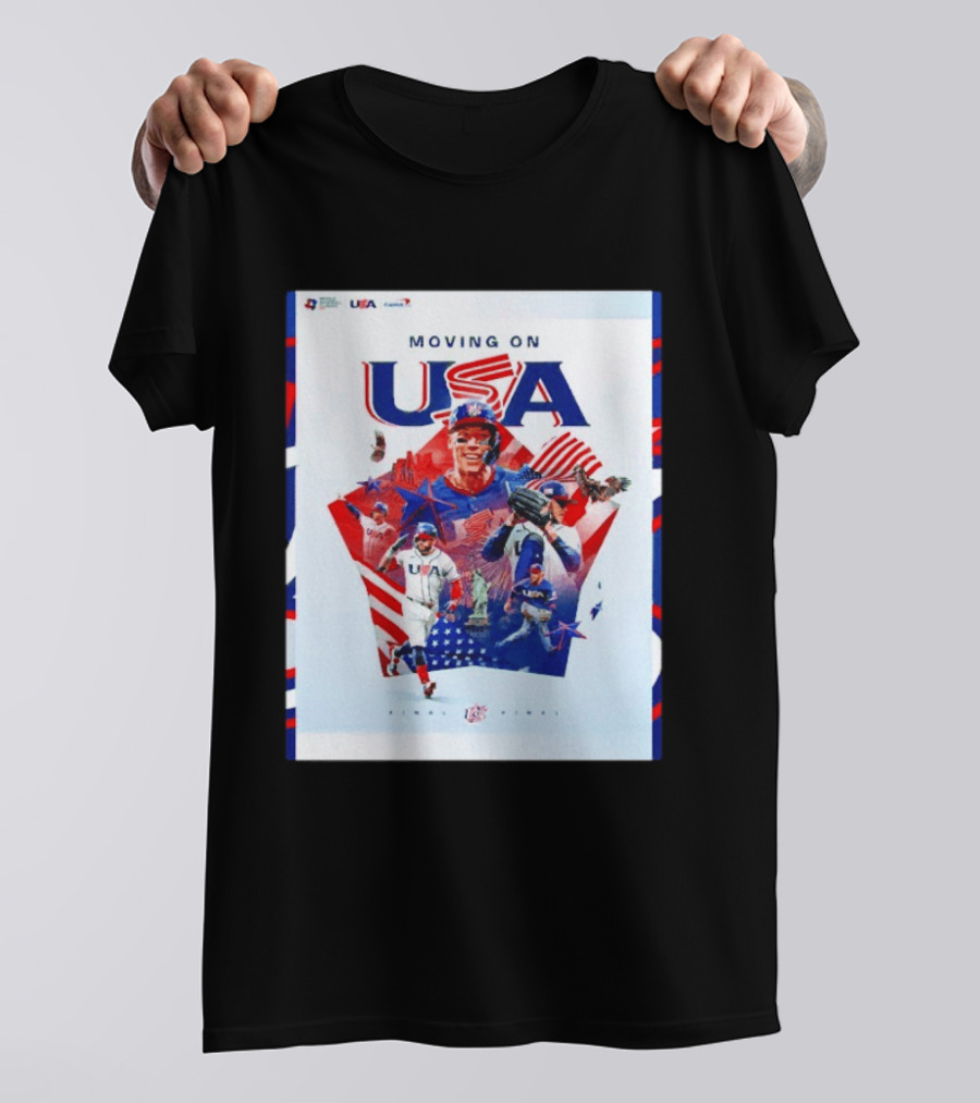 Moving On USA World Baseball Classic 2026 Team USA Final Player T-Shirt