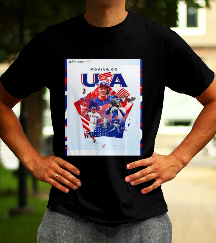 Moving On USA World Baseball Classic 2026 Team USA Final Player T-Shirt