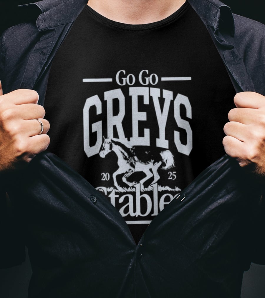 Go Go Greys Stables Horse Riding 2023 T-Shirt