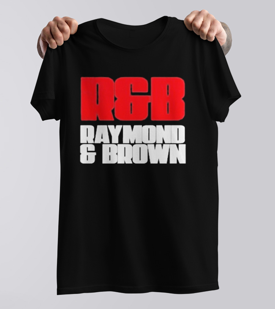 Raymond & Brown R&B World Tour 2026 Bold Red White T-Shirt