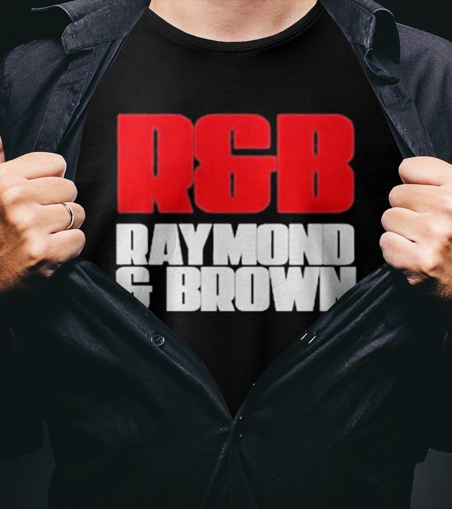 Raymond & Brown R&B World Tour 2026 Bold Red White T-Shirt